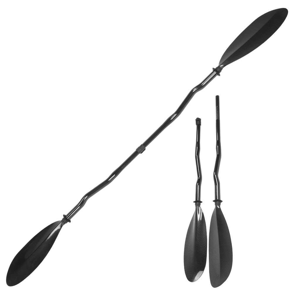 皮划艇曲柄桨碳纤维桨  双头桨分段 适用皮划艇、钓鱼艇、独木舟