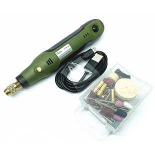 微型电磨笔3.7V充电打磨机 磨甲工具DIY三档调速电钻P500