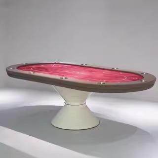 高端德州扑克桌多人德扑竞技桌面筹码棋牌室会所豪宅德州桌子