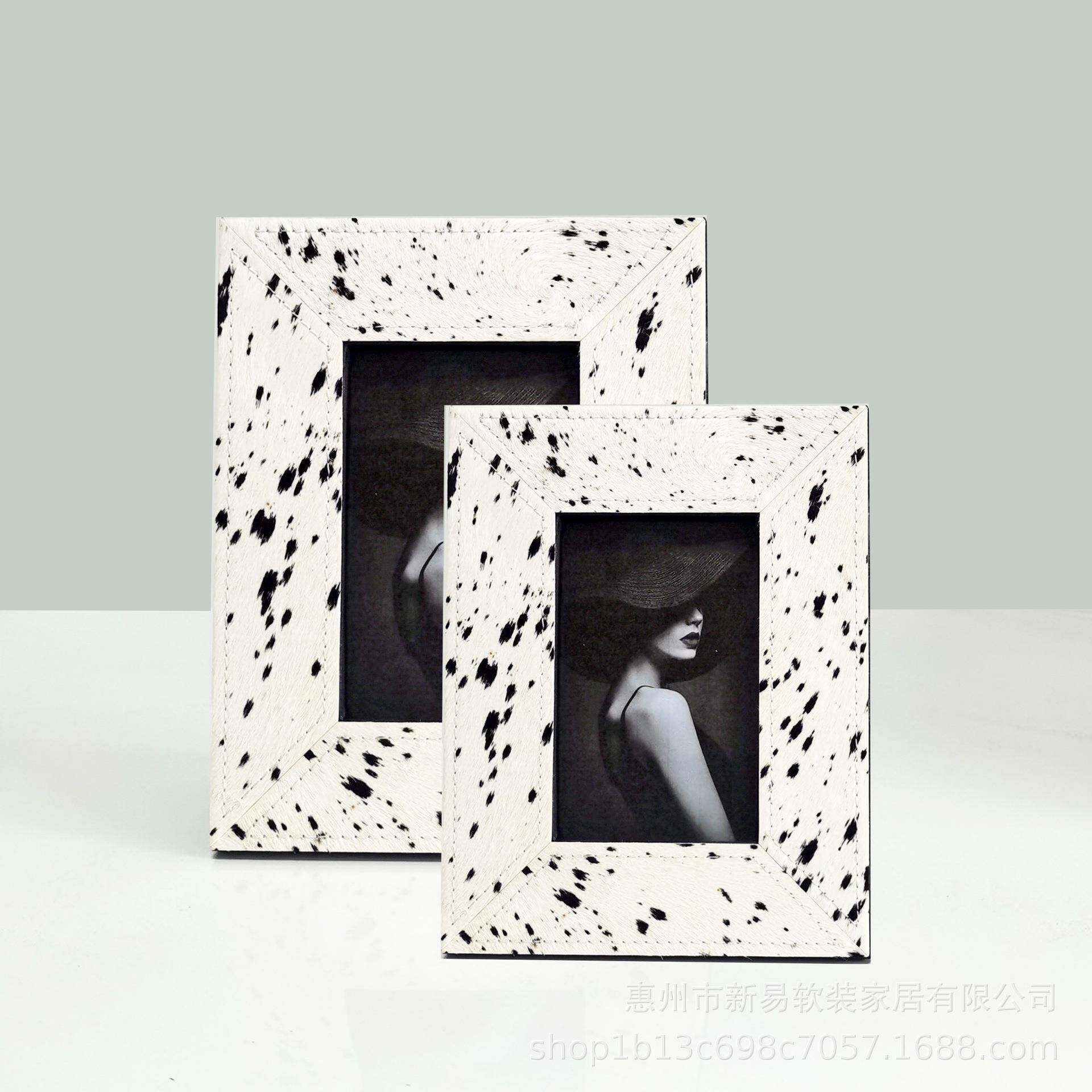 现代简约工艺品6寸7寸照片摆件框卧室梳妆台样板房售楼处桌面摆件