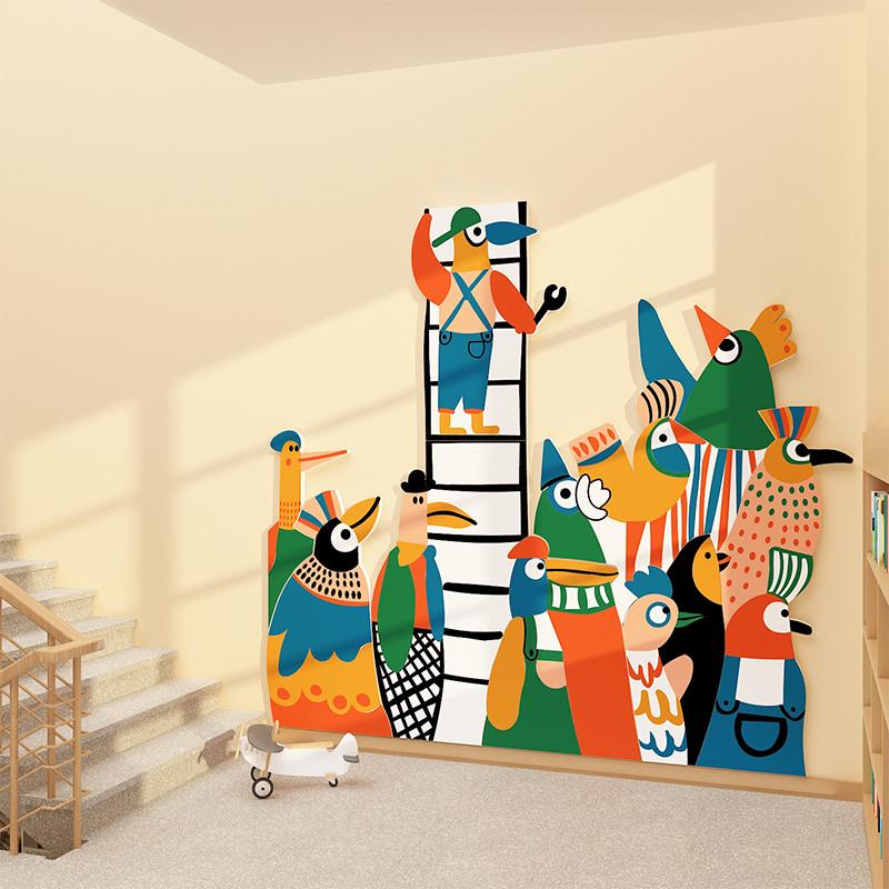 幼儿园走廊大厅装饰环创材料布置主题墙面装饰成品画室布置美术室