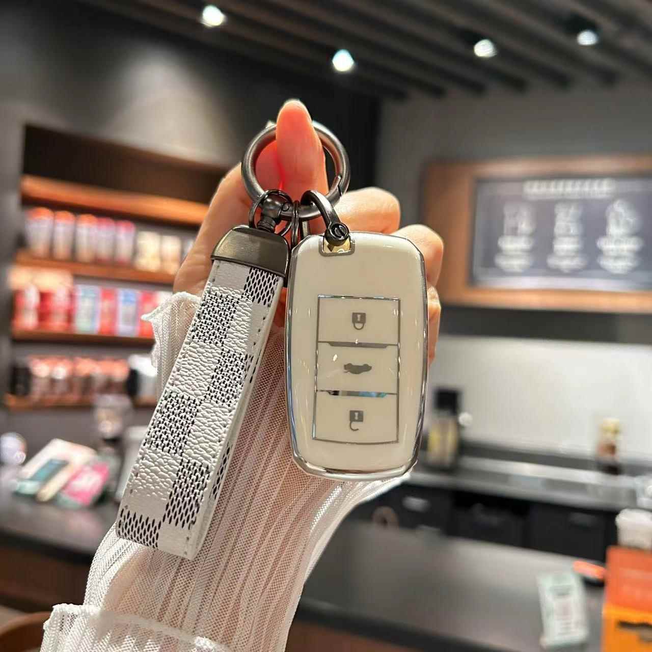 长安糯玉米钥匙套cs75逸动DT悦翔cs55汽车estar锐程cc包cs15扣壳
