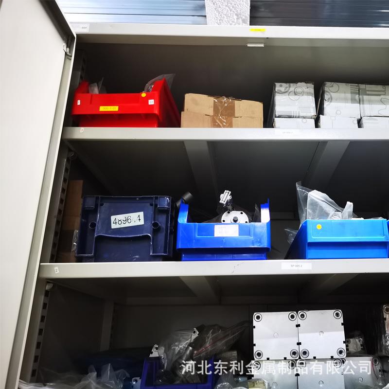 中型工具柜加厚铁皮储物柜物品收纳柜子内置5层6空可调节隔板铁柜