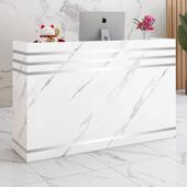 收银柜台前台桌接待台吧台店铺小型服装 店柜台简约现代超市收银柜