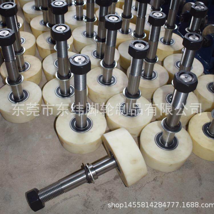 生产尼龙导向轮T型H型U型轨道轮单边轨道定向脚轮承重2~15