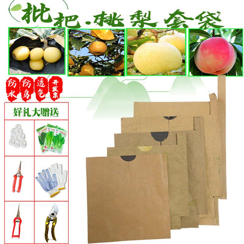 梨树专用套袋梨子专用套袋桃石榴芒果黄桃西瓜防雨水防虫鸟透气苹