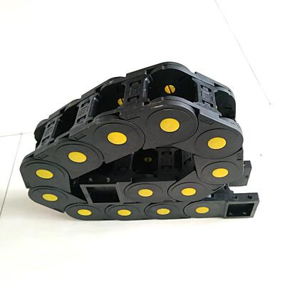 式尼龙塑料拖刻链桥全封闭拖链条YKA雕工机床静音电缆穿线程坦克