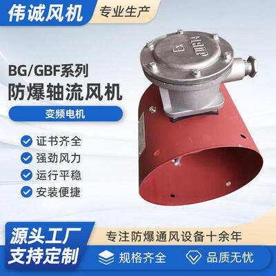 BG/GBF/BZF-100/132/160防爆变频电机散热风机变频电机冷却风机