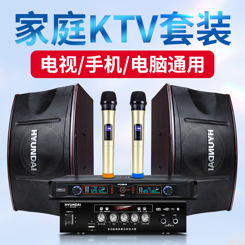 KKTV会议室舞蹈健身店铺专用家用k歌卡拉OK功放音响箱家庭ktv套装