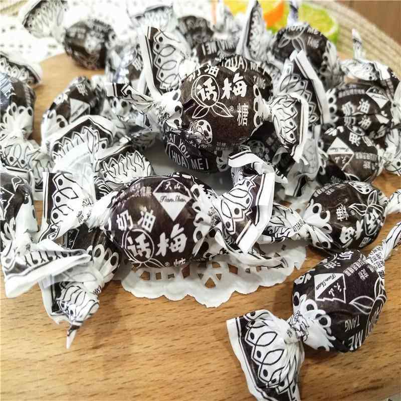 上海冠生园大白兔天山奶油话梅糖酸甜糖果喜糖怀旧零食品散装500g