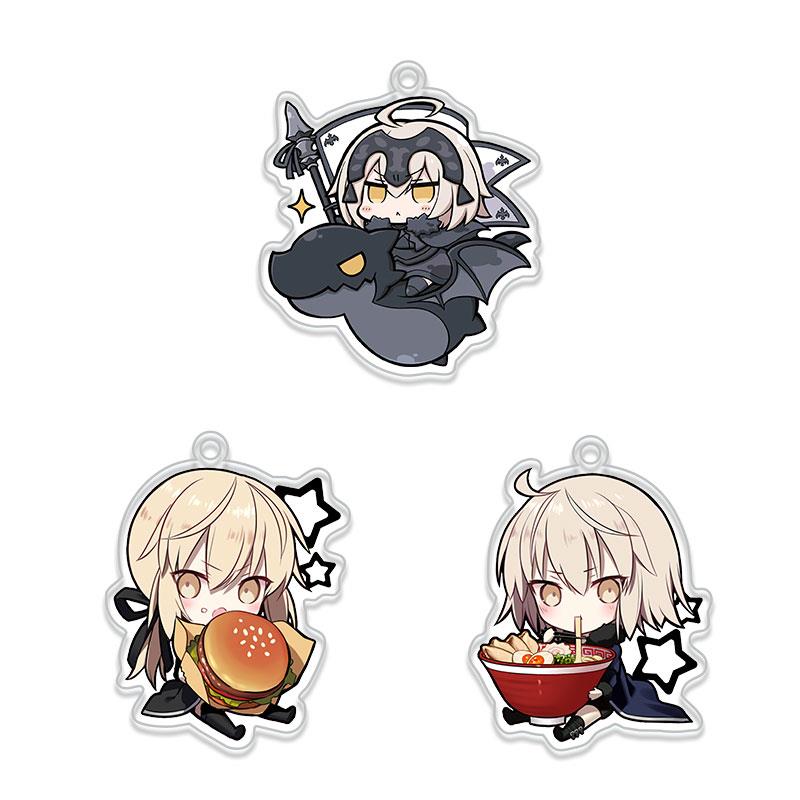 fate FGO动漫挂饰周边saber贞德黑贞亚克力挂件钥匙扣二次元立牌