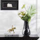 现代轻奢大理石花瓶客厅装 饰摆件 饰品设计师桌面花器高级感花艺装