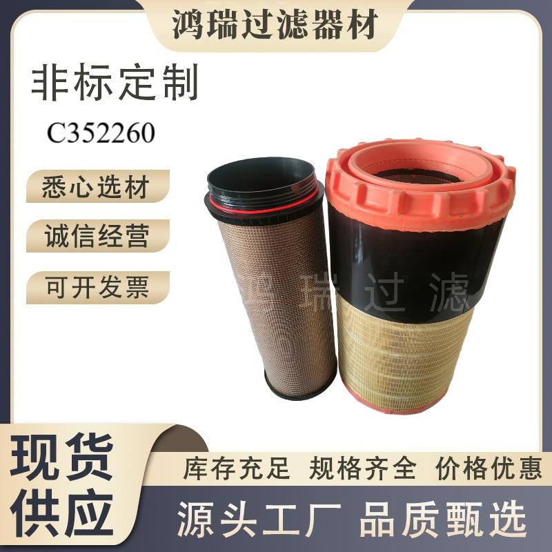 厂家C352260滤芯青储机空气滤芯CF21160克拉斯收割机滤芯PU3560
