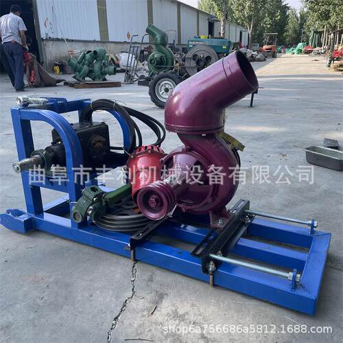 拖拉机后悬挂抽水泵 移动式柴油浇地灌溉抽水机 高压高扬程喷灌泵