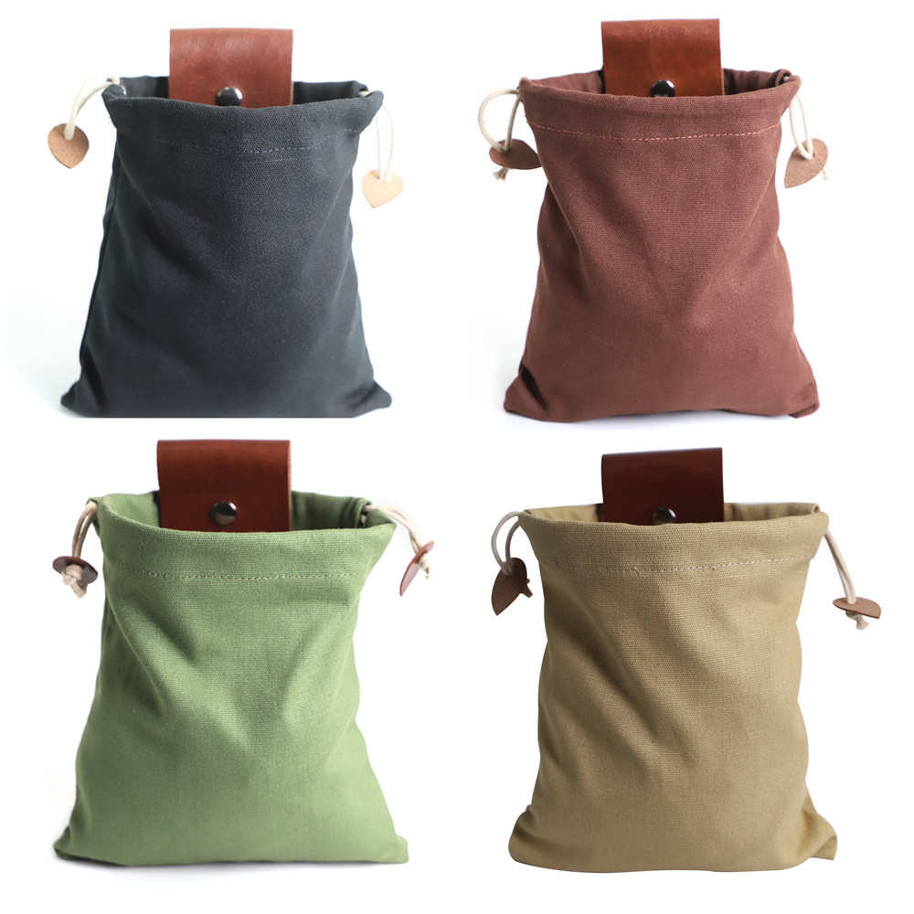 1pc Portable Outdoor Foraging Bag Fruit Picking Pouch Collap