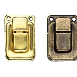 酒盒锁扣礼盒包装搭扣彷古太平扣木盒暗箱扣五金配件