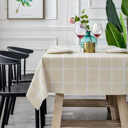 高档外桌布防晒水北欧餐桌布防防油防烫免洗P户防VC网红水ins家用