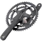 建坤10 39t双盘折叠自行车空心一体化 11速度曲柄组道路曲柄组53