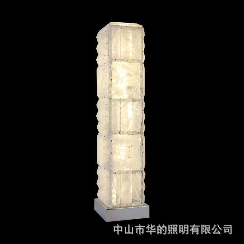 轻奢现代简欧简美全铜天然水晶台灯百搭款客厅卧室床头书房