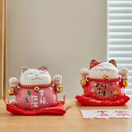 Aesthetic Maneki Neko Miniature Home Decor Minimalism Living