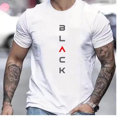 Regular Fit Letter Print Round Neck Sleep Tee Casual Soft