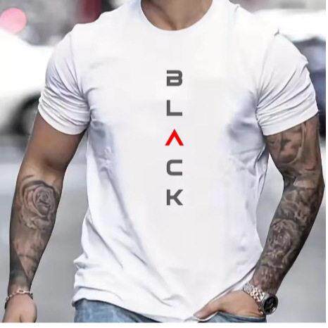 Regular Fit Letter Print Round Neck Sleep Tee Casual Soft