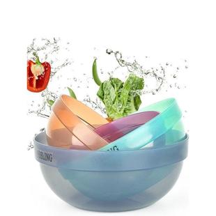 麻辣烫选菜盆加厚透明塑料碗火锅店捡菜点菜盆水果盘沙拉碗盛菜盆