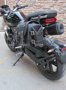 适用无极350AC复古边包侧挂包LX300-9快拆包带支架改装配件