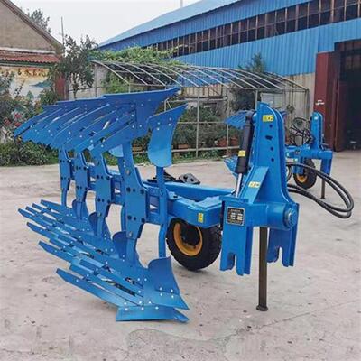 435型可调幅液压翻转犁农用耕地犁多铧式耕地机深耕大犁深耕犁