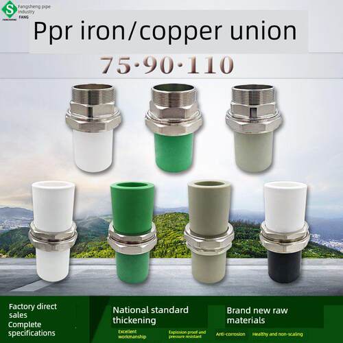 ppr75 90 110铜铁活接头外丝活接2.5寸3寸4寸ppr水管配件热熔管
