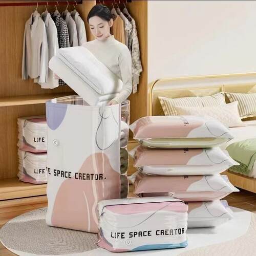 Vacuum Compression Bags for Bedroom Clothing and Quilt Organ