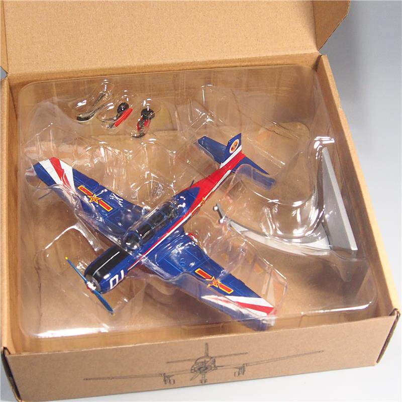 正品1:48 40教6教练飞机模型合事金初彷真航模军摆军件空退伍纪念