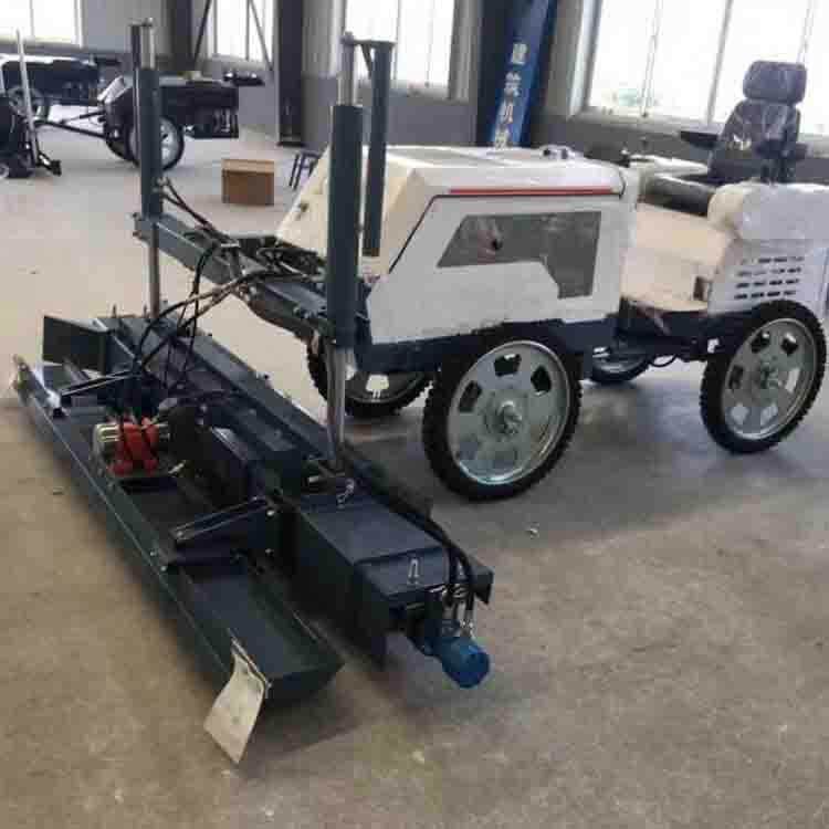 两轮手扶式混凝土激光整平机 变频地面整平设备双控制模式摊铺机