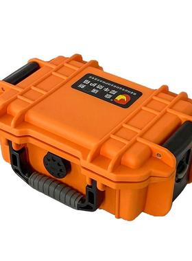 小型手提箱色VRL电塑料防水箱便携箱子元器件黑装箱黑包色