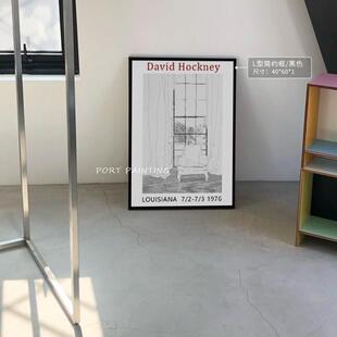 大卫霍克尼素描作品墙面装饰海报彼得堡Press6拍照摄影道具装饰画