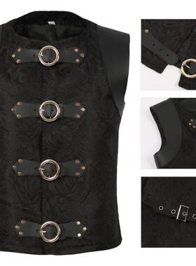 Knights Templar uniform, waistband, vest, patchwork men's