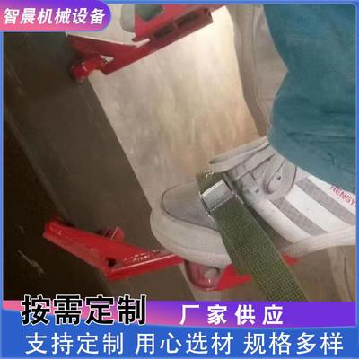 h钢登高鞋铁鞋电工爬杆鞋建筑工地登高半脚铁鞋脚扣登高用防滑鞋