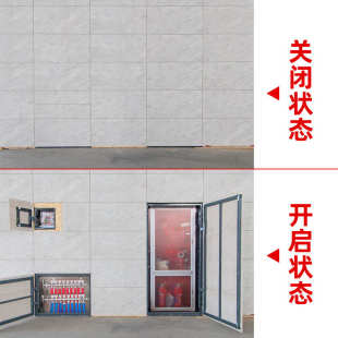 卫生间瓷砖隐形检修口浴缸地暖分水器隐形门空调外机石材岩板暗门