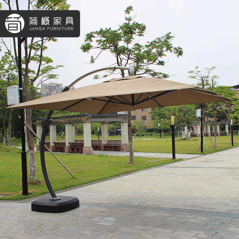 户外花园遮阳伞别墅庭院罗马伞酒店摆摊商用罗马伞大型室外太阳伞