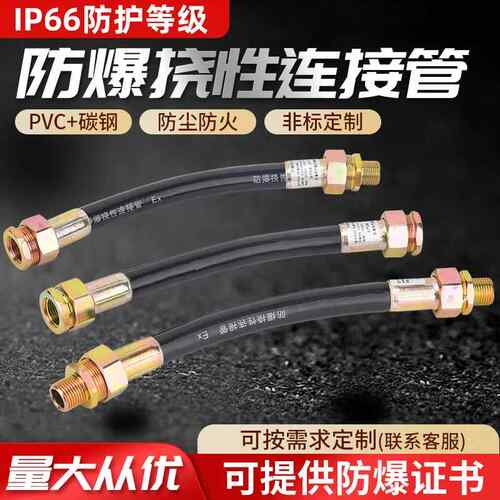 BNG防爆挠性连接管4分6分DN15穿线管DN20防爆挠性管1寸防爆软管