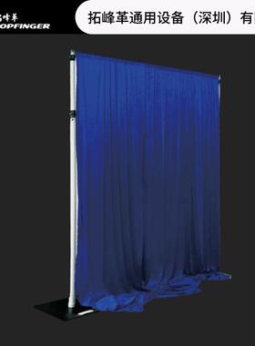 深圳幕销铝展会窗直帘架酒吧吧台TFR-TRUS纱幔布花墙架伸制缩杆舞