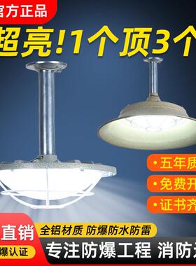 亚明led防爆灯仓库厂房加油站车间工厂防水灯罩隔爆型照明地雷灯
