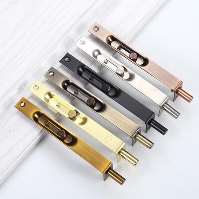 不锈钢暗插销45681012寸加长1米双门防盗防火门工程上下锁天地