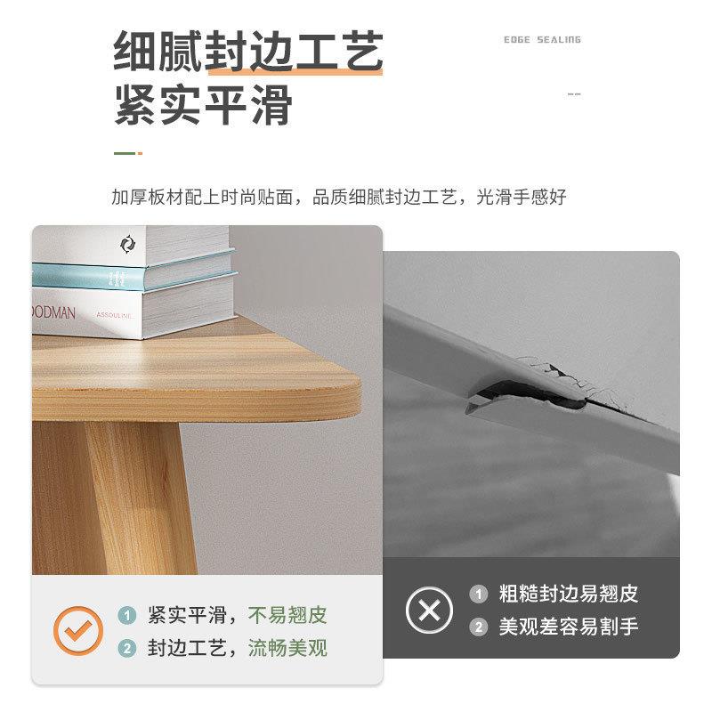 书桌书架一学生家用写式XOC字桌简体约卧室脑学习桌子简易办公台