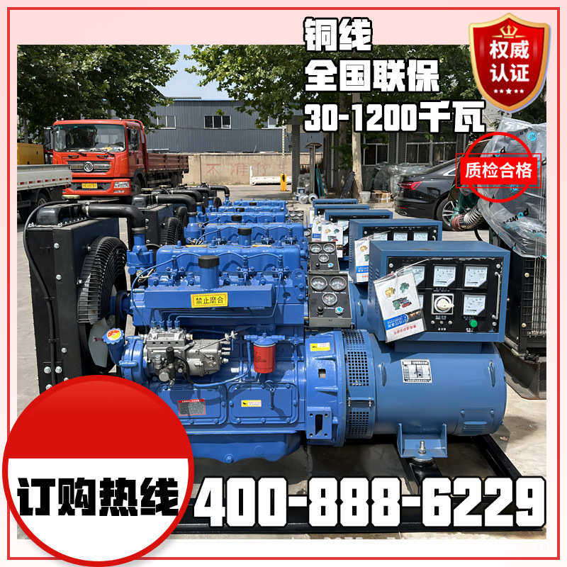 备用养殖380v常用千瓦消防工地学校30柴油电三相人防酒店发电机组