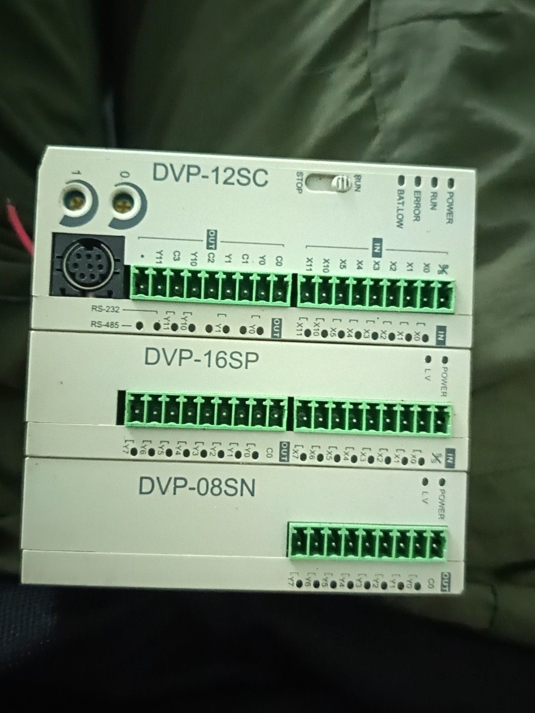 拆机台达模块，DVP-12SC,DVP-16SP,DVP-0