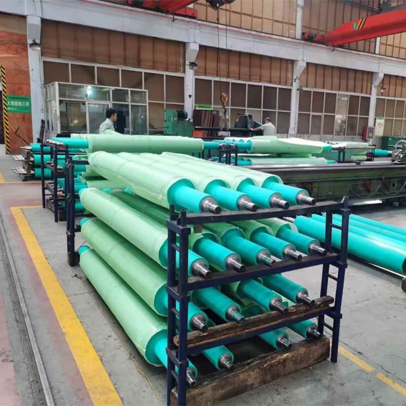 胶辊公司常年产纺织设备行业浆纱机辊耐磨性强抗疲度胶辊滚筒