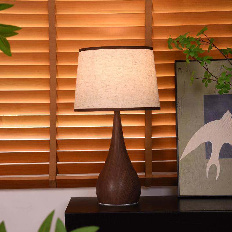 法式美式复古大台灯卧室床头柜新款中古装饰灯高级感温馨浪漫