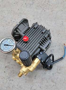 220v1.K全W自动高压洗1.8KW机洗清车机泵头总成自吸水泵头配8件