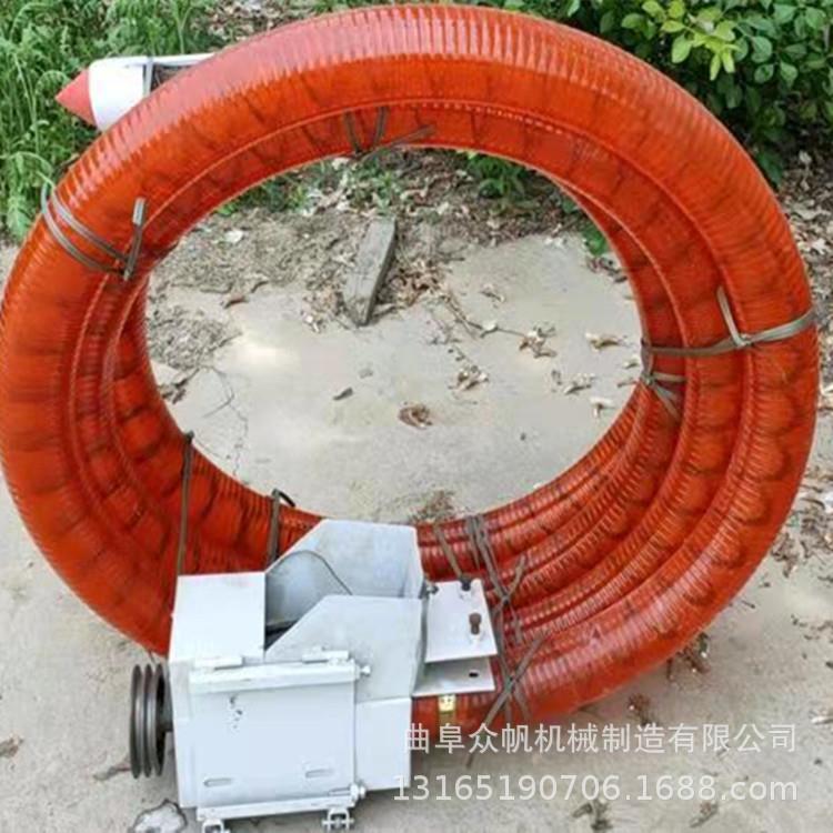 小型家用车载抽粮机软管螺旋蛟龙玉米小麦吸粮机电动吸谷机